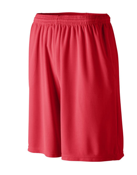 Augusta Men's Longer Length Wicking Shorts With Pockets Augusta