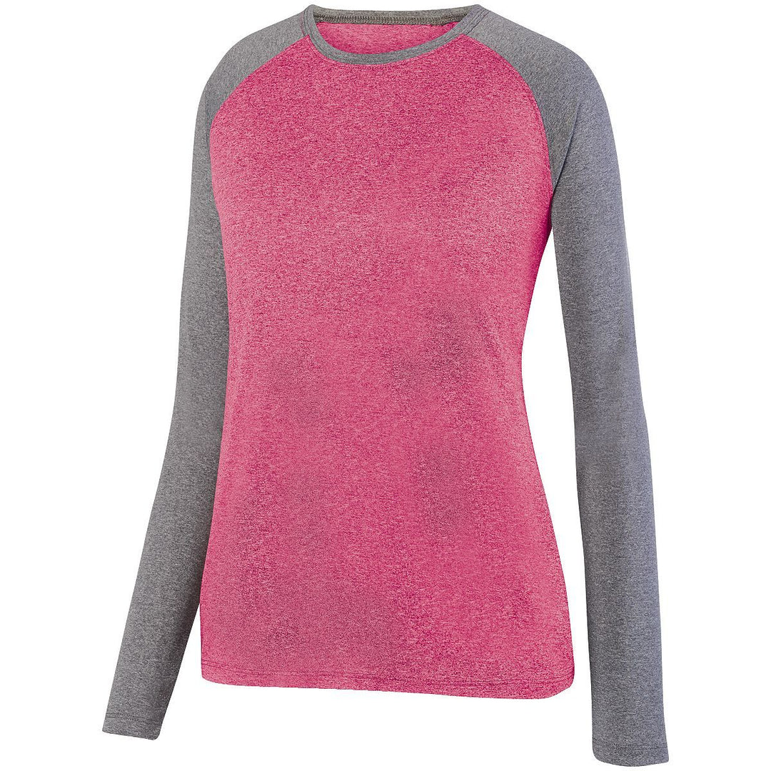 Augusta Women's Kinergy Two Color Long Sleeve Raglan Tee Augusta