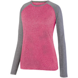 Augusta Women's Kinergy Two Color Long Sleeve Raglan Tee Augusta