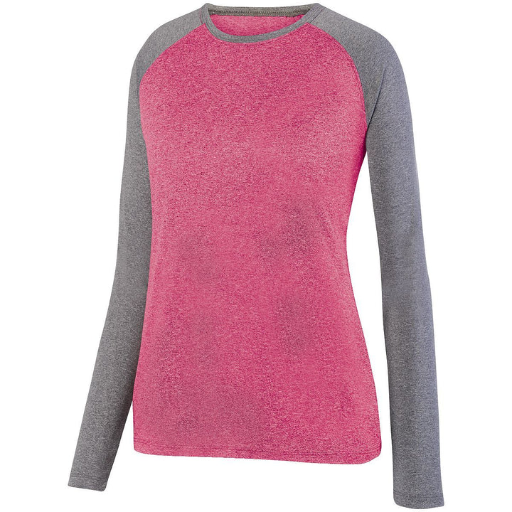 Augusta Women's Kinergy Two Color Long Sleeve Raglan Tee Augusta