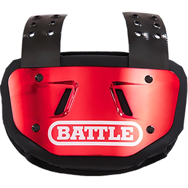 Battle Adult Chrome Football Back Plate Battle