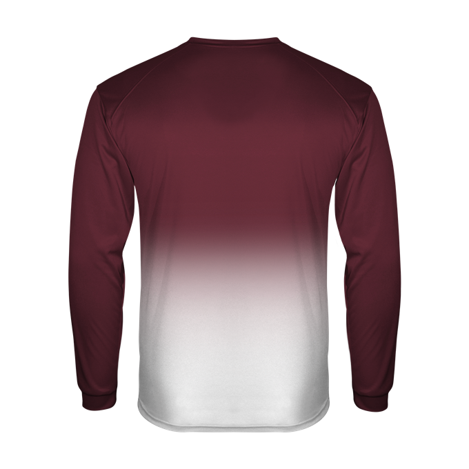 Badger 2204 Youth Ombre Long-Sleeve Tee Youth Apparel Shirts & Tops