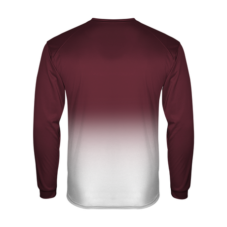 Badger 2204 Youth Ombre Long-Sleeve Tee Badger