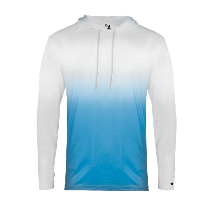 Badger Men's 4205 Ombre Hooded Tee Mens Apparel Shirts & Tops