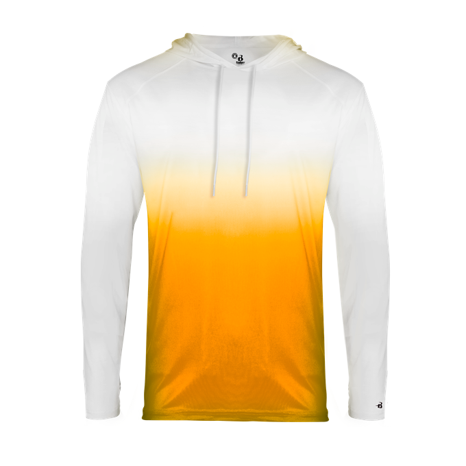 Badger Men's 4205 Ombre Hooded Tee Mens Apparel Shirts & Tops