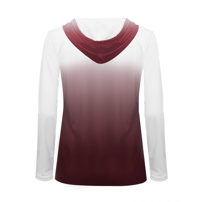 Badger Women's 4208 Ombre Hooded Tee Womens Apparel Shirts & Tops