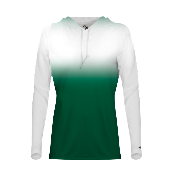 Badger Women's Ombre Hooded Tee Badger
