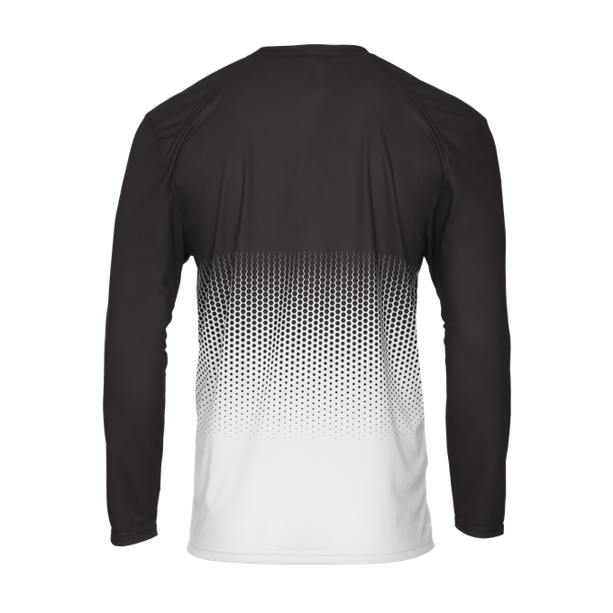 Badger Youth Hex 2.0 Long-Sleeve Tee Badger