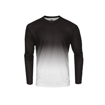 Badger Youth Hex 2.0 Long-Sleeve Tee