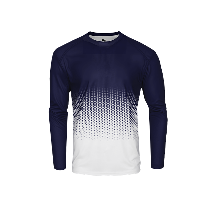 Badger Youth Hex 2.0 Long-Sleeve Tee