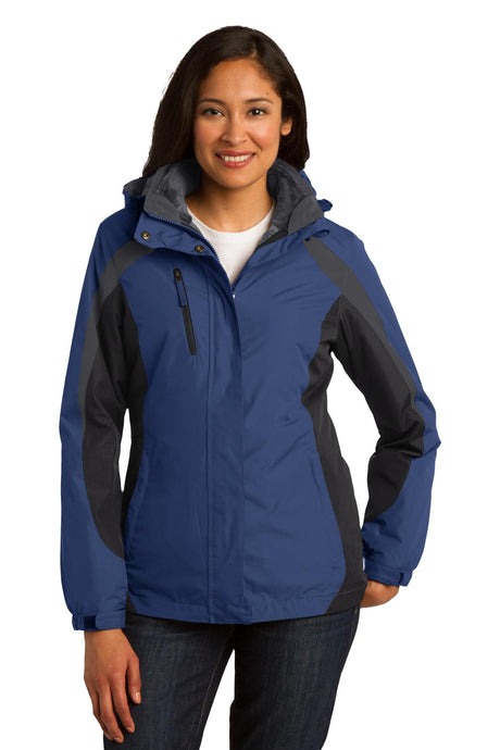 Port Authority Ladies Colorblock 3-in-1 Jacket. L321 Port Authority