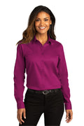 Port Authority Ladies Long Sleeve SuperPro ReactTwill Shirt. LW808 Port Authority