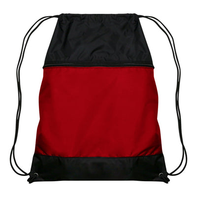 Champro Drawstring Bag w/Zipper Pocket