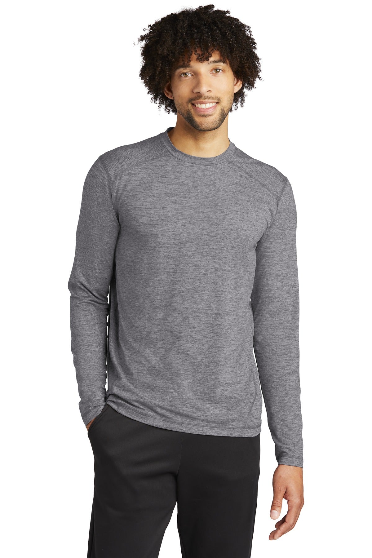 Sport-Tek Men's Exchange 1.5 Long Sleeve Crew