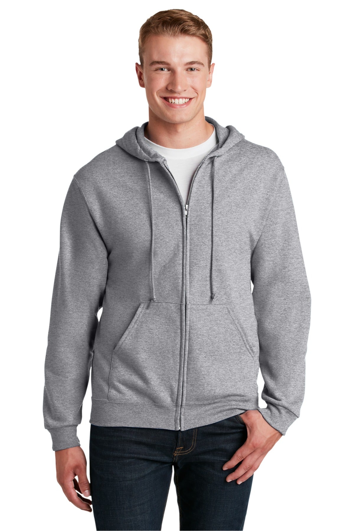 JERZEES Men's NuBlend Full-Zip Hooded Sweatshirt JERZEES