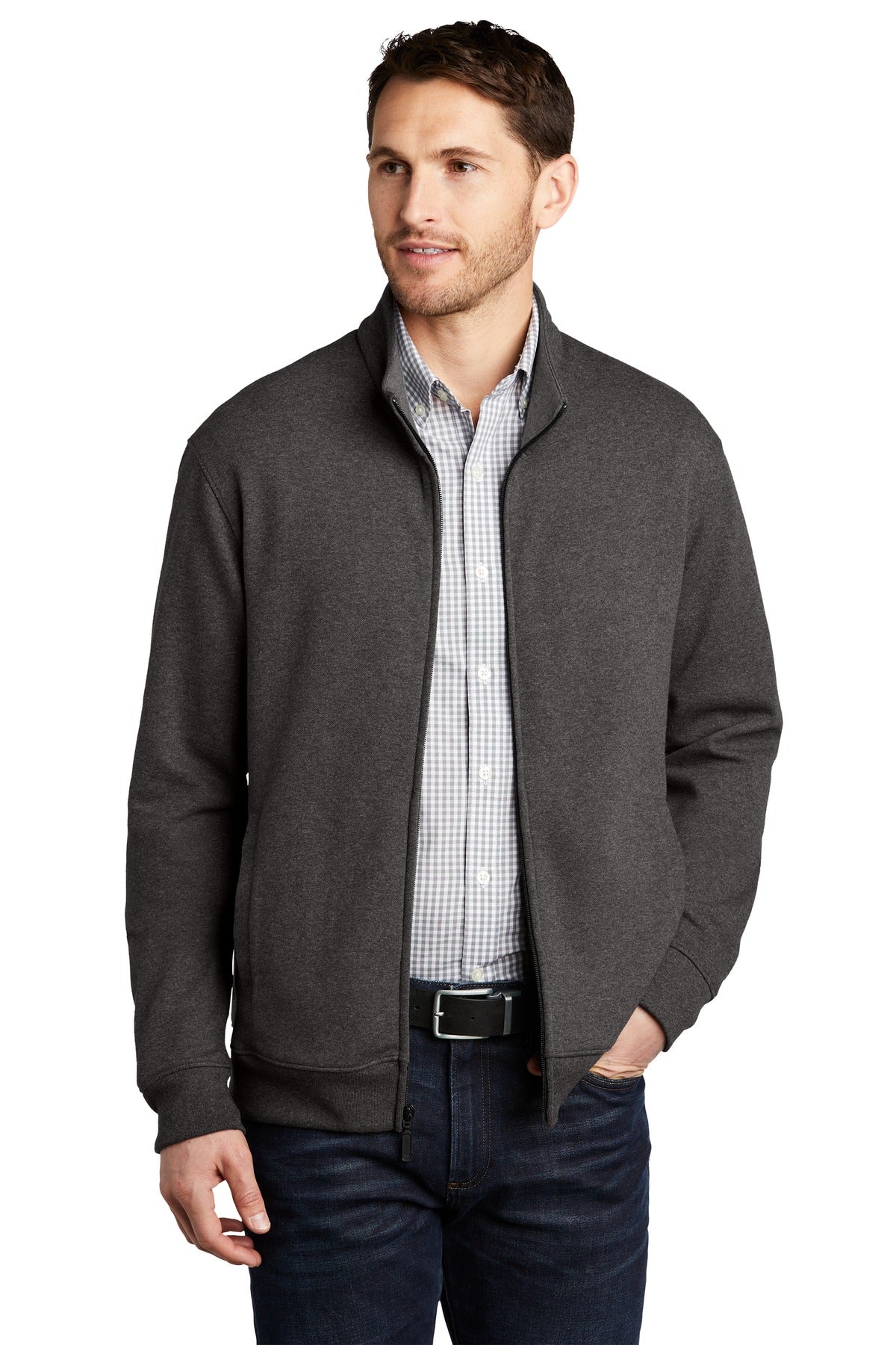 Port Authority Men's Interlock Full-Zip. K809 Port Authority