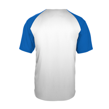 Badger Men's Tri-Blend Full Button Tee Badger