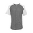 Badger Men's Tri-Blend Full Button Tee Badger