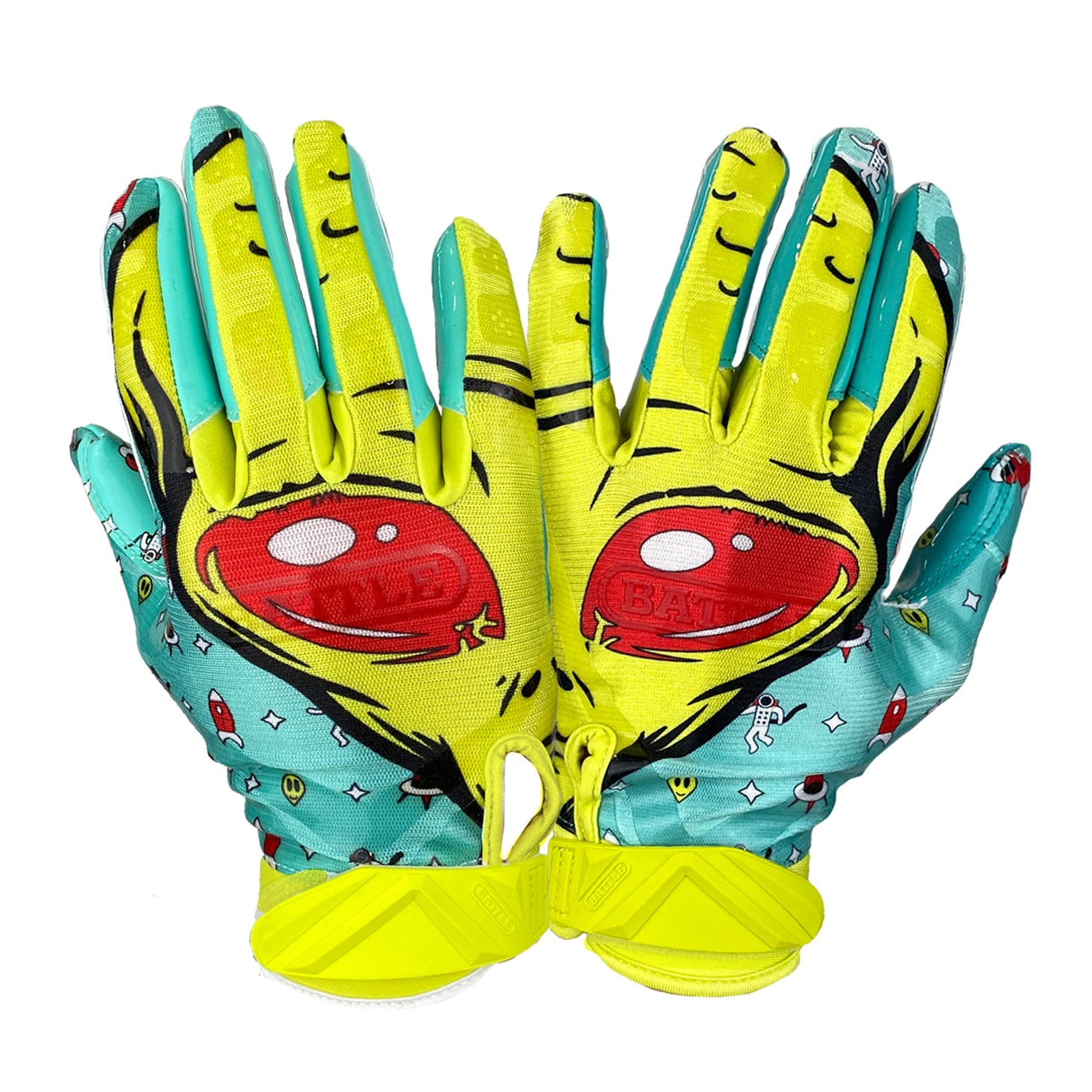 Battle Youth Alien Football Gloves Battle