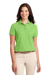 Port Authority Women's Silk Touch Polo.  L500 1 of 4