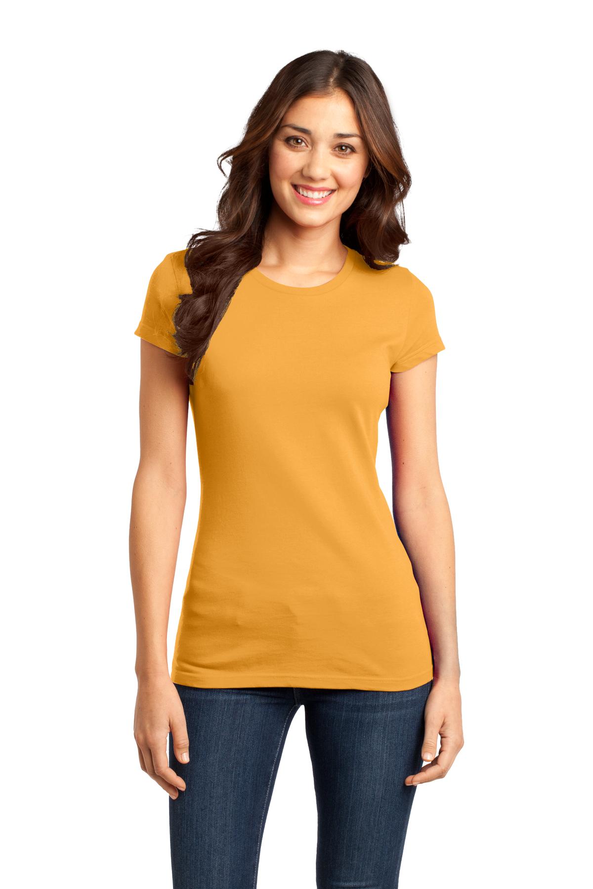 District Women's Fitted Very Important Tee. DT6001 1 of 3 District