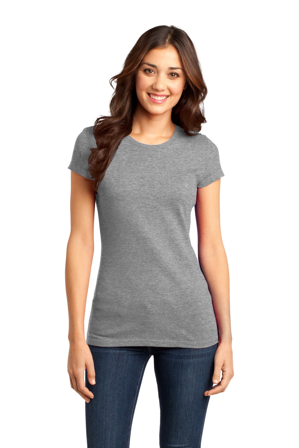 District Women's Fitted Very Important Tee. DT6001 1 of 3 District