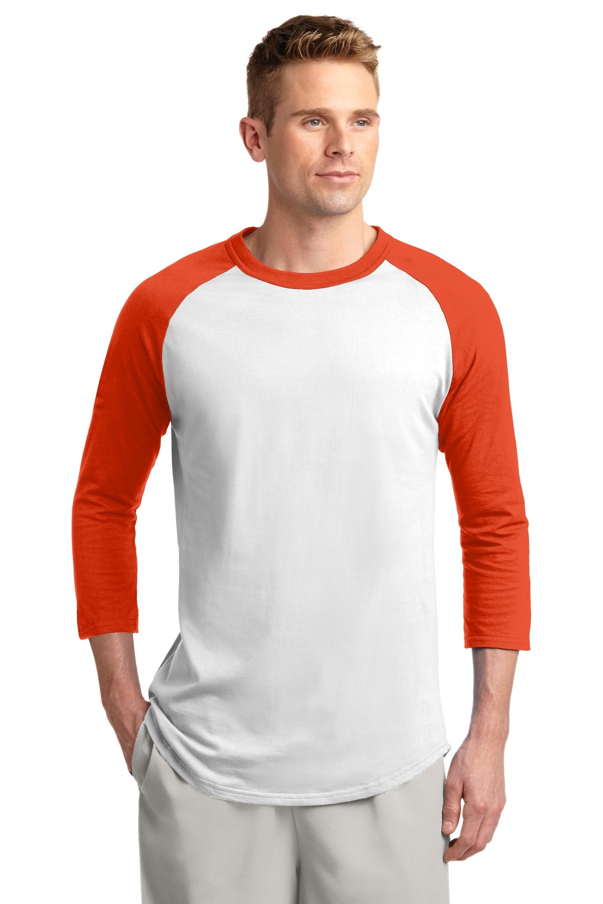 Sport-Tek Men's Colorblock Raglan Jersey