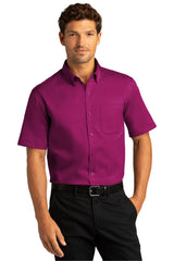 Port Authority Men's Short Sleeve SuperPro React Twill Shirt W809