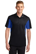 Sport-Tek Men's Side Blocked Micropique Sport-Wick Polo. ST655 2 of 2
