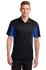 Sport-Tek Men's Side Blocked Micropique Sport-Wick Polo. ST655 2 of 2