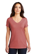 District Women's Perfect Tri V-Neck Tee. DM1350L District