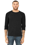 BELLA+CANVAS Men's 3/4-Sleeve Baseball Tee. BC3200 Mens Apparel Shirts & Tops