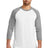District Men's Perfect Tri 3/4-Sleeve Raglan. DM136 District