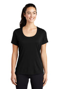 Sport-Tek Women's Posi-UV Pro Scoop Neck Tee LST420