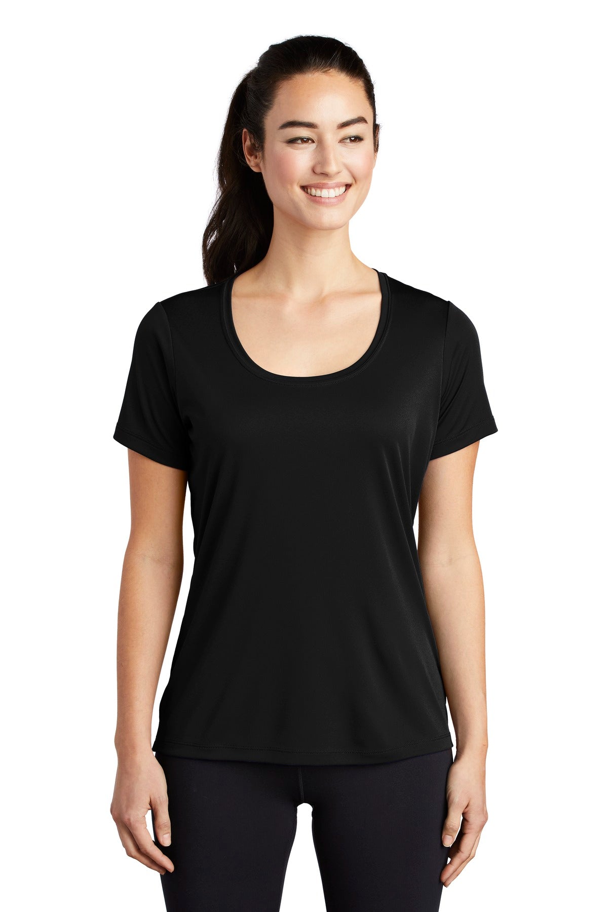 Sport-Tek Women's Posi-UV Pro Scoop Neck Tee LST420