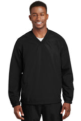 Sport-Tek Men's V-Neck Raglan Wind Shirt