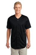 Sport-Tek Men's PosiCharge Tough Mesh Full-Button Jersey