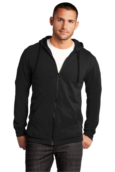 District The Concert Fleece Full-Zip Hoodie. DT800 District