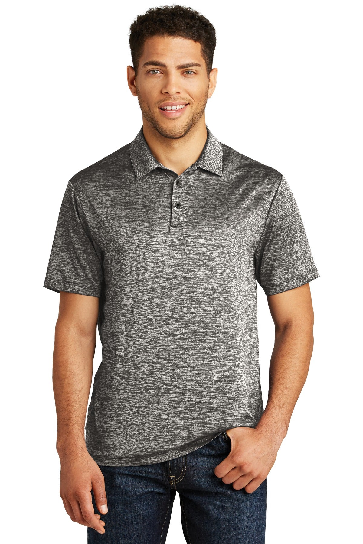 Sport-Tek Women's PosiCharge Electric Heather Polo. ST590