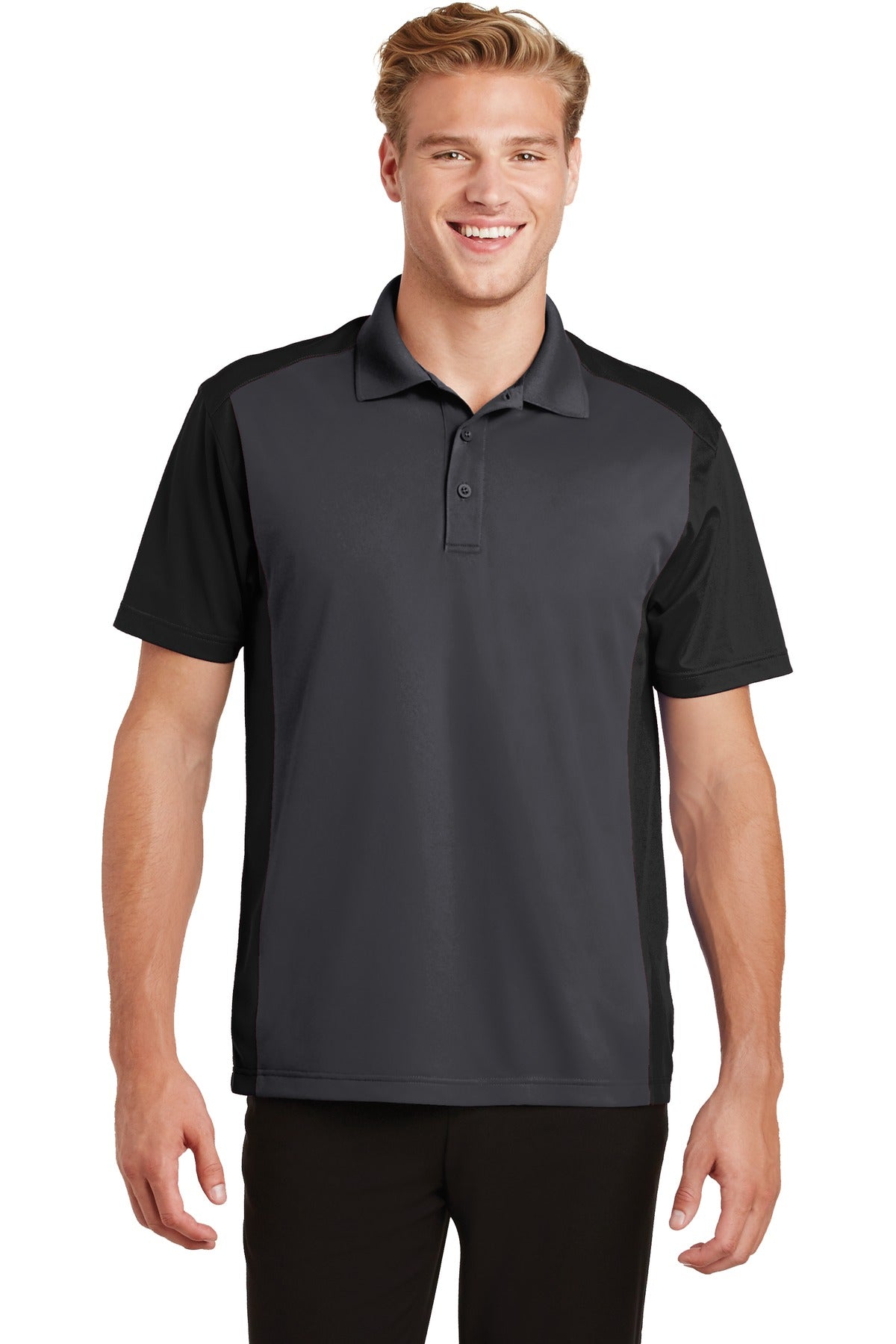 Sport-Tek Women's Colorblock Micropique Sport-Wick Polo. ST652