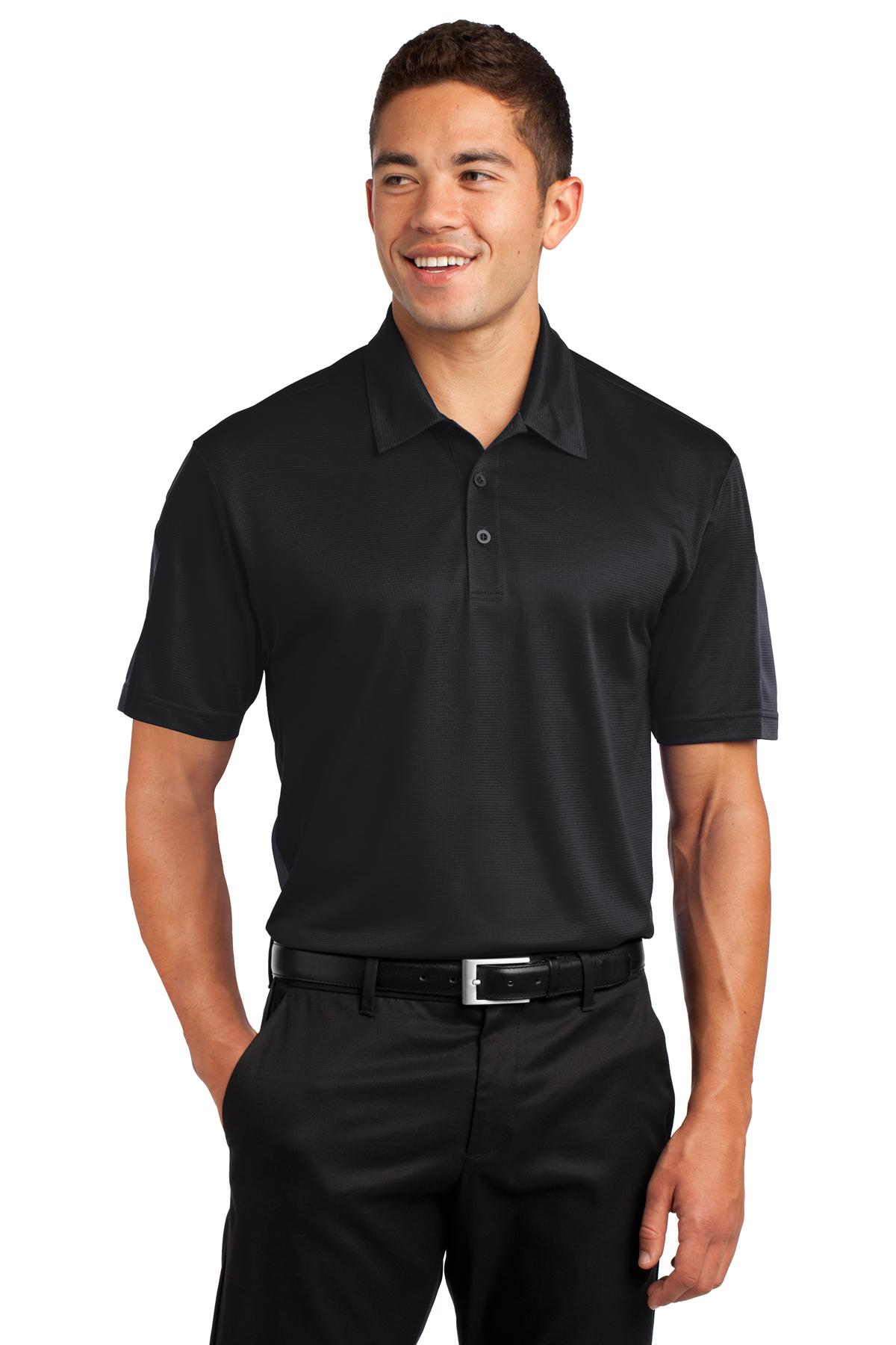 Sport-Tek Men's PosiCharge Active Textured Colorblock Polo