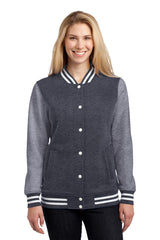 Sport-Tek Women's Fleece Letterman Jacket