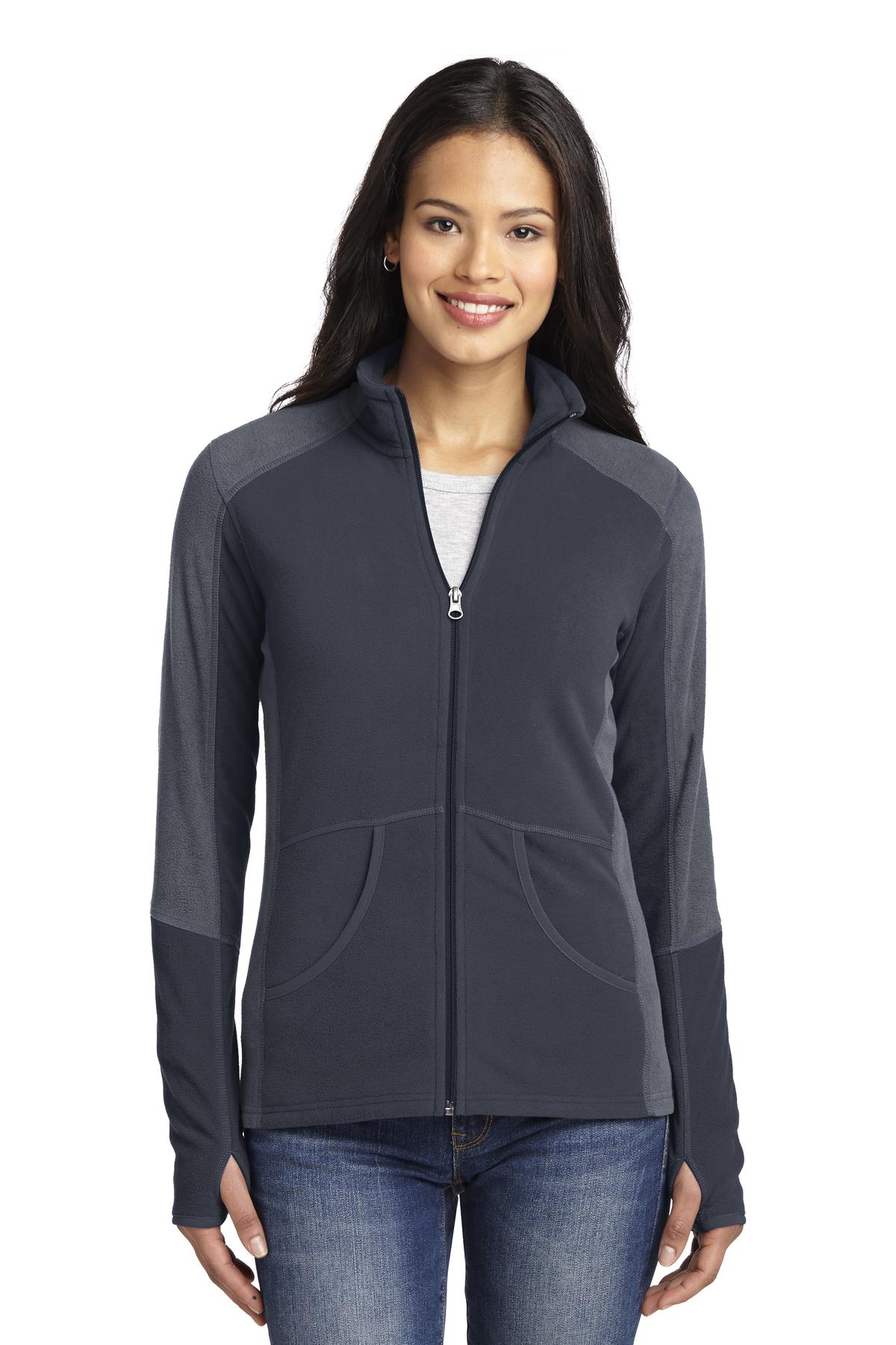 Port Authority Women's Colorblock Microfleece Jacket. L230