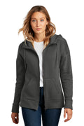 District Women's Perfect Weight Fleece Drop Shoulder Full-Zip Hoodie DT1104 District