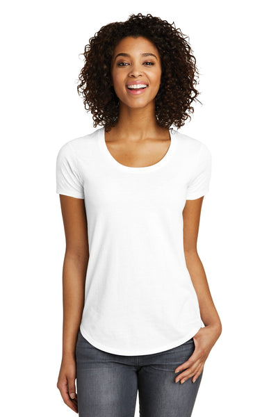 District Women's Fitted Very Important Tee Scoop Neck. DT6401