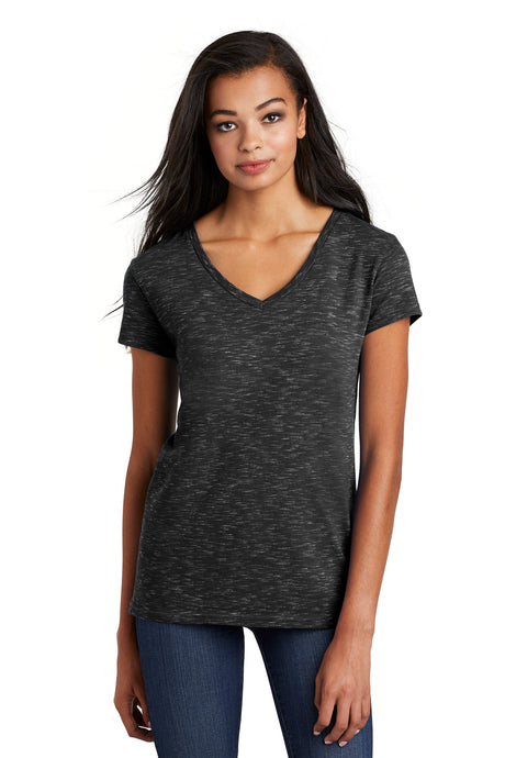 District Women's Medal V-Neck Tee. DT664 District