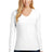 District Women's Very Important Tee Long Sleeve V-Neck. DT6201 District