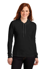 Gildan Women's Long Sleeve Hooded T-Shirt Gildan