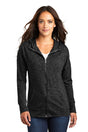 District Women's Medal Full-Zip Hoodie. DT665 District