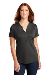 Sport-Tek Women's Endeavor Henley. LST468